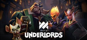 Dota Underlords game banner - find where to play in the cloud