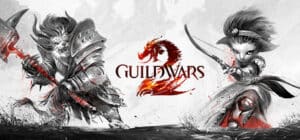 Guild Wars 2 game banner - find out where to play in the cloud