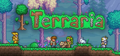 Terraria game banner - find out how to play with cloud gaming