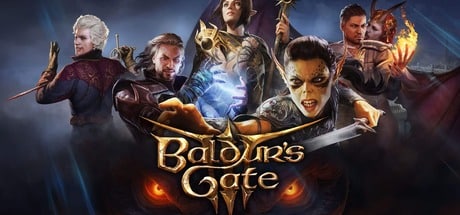 Baldur's Gate 3 game banner - find out where to play in the cloud
