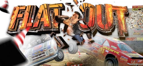 FlatOut game banner - find where to play in the cloud