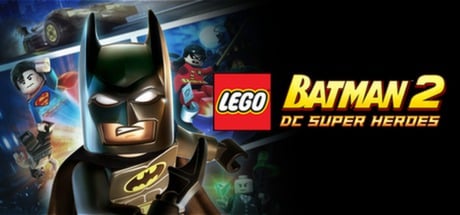 LEGO Batman 2: DC Super Heroes game banner - find out where to play in the cloud