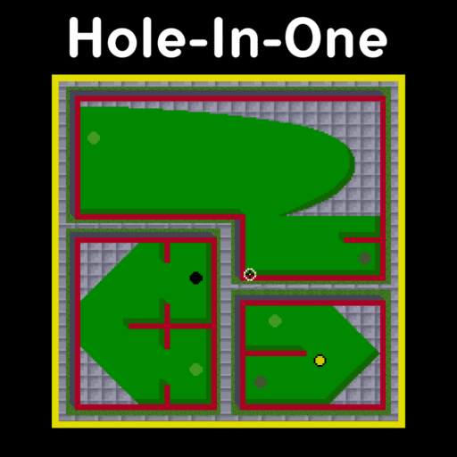 Hole in One Miniature Golf game banner - find out where to play in the cloud