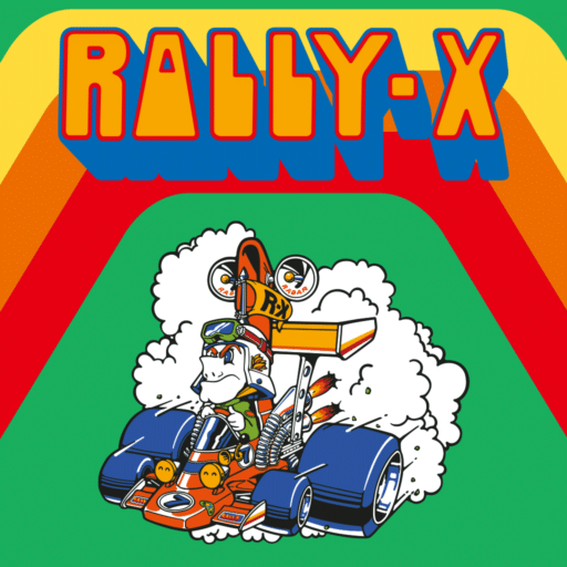 Rally X game banner - find where to play in the cloud