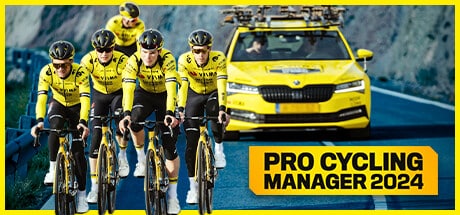 Pro Cycling Manager 2024 game banner - find where to play in the cloud