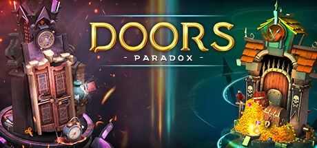 Fantasy-themed Doors: Paradox game cover with mysterious, ornate doorways and glowing elements.