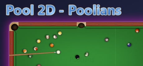 Pool 2D - Poolians game banner - find where to play in the cloud