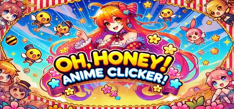 Oh, honey! Anime clicker! game banner - find where to play in the cloud